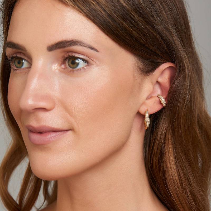 Mosuo Jewellery Athena Topas Ohrklemme - Vermeil Im Verkauf