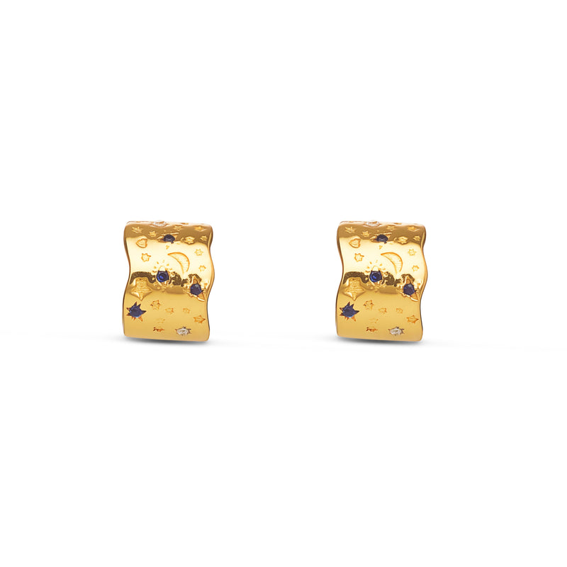 Mosuo Jewellery Magic Creolen Ohrringe - Vermeil zollfrei