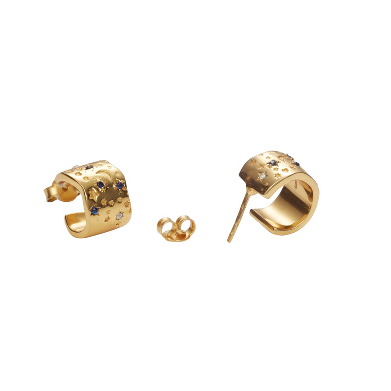 Mosuo Jewellery Magic Creolen Ohrringe - Vermeil zollfrei
