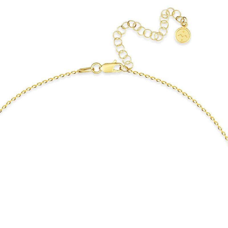 Mosuo Jewellery Diamant Buchstaben Halskette “W”- Vermeil Outlet