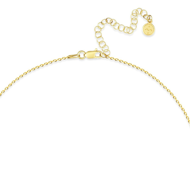 Mosuo Jewellery Diamant Buchstaben Halskette “X”- Vermeil Auslauf