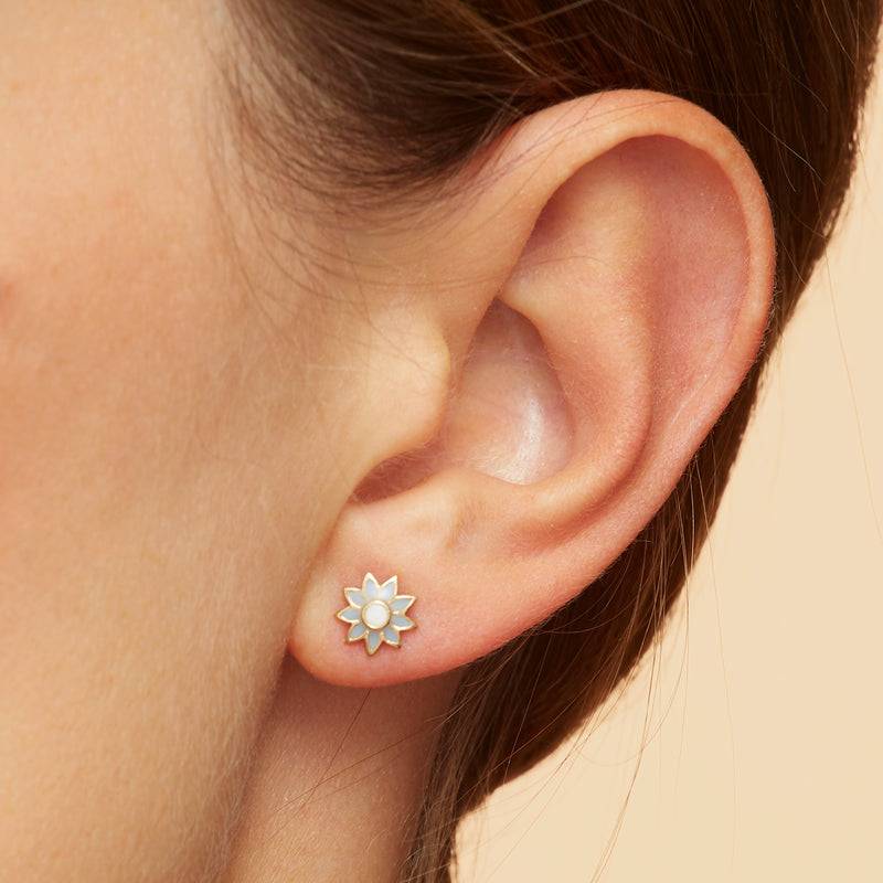 Mosuo Jewellery KIDS Emaille Blumen Ohrstecker Fabrik Onlineshop