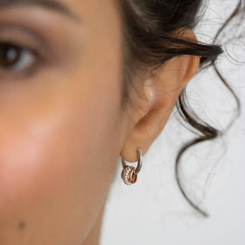 Nana Kay Echtgold Ohrring pendentif Rosé Bis zu 55% Rabatt