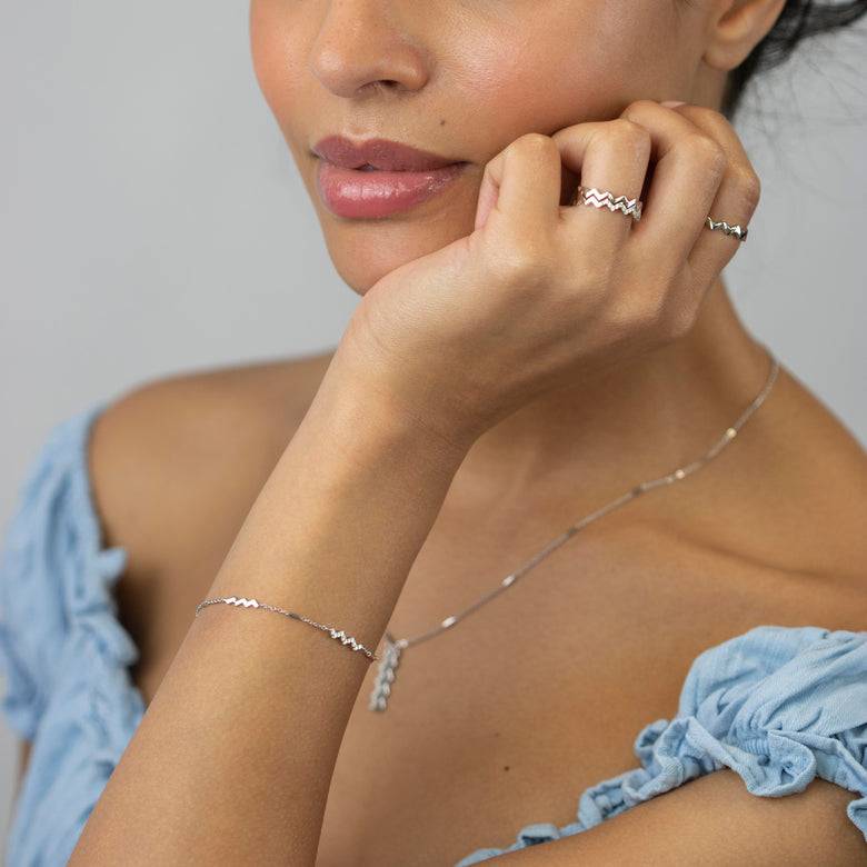 Nana Kay Glam Rebel Armband Brisk silber Schlussverkauf