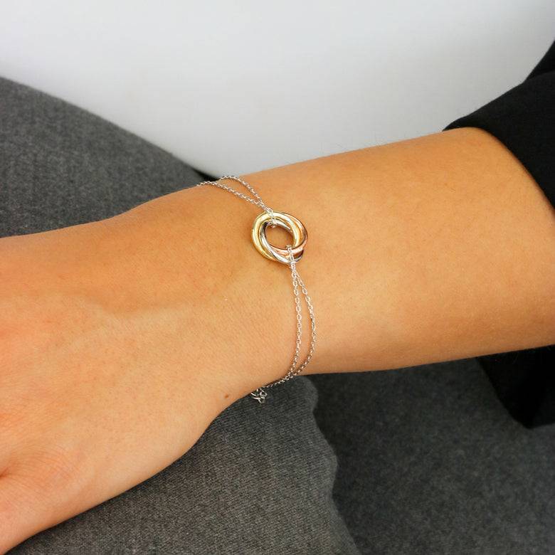 Nana Kay Modern Trio Armband Motile Rings Kostenloser Versand