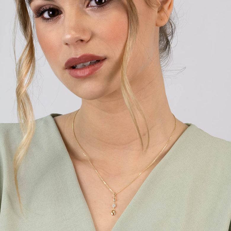 Nana Kay Echtgold Collier affidée Kostenlose Rückgabe