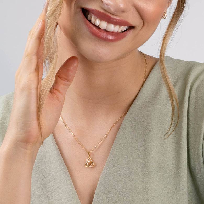 Nana Kay Echtgold Collier mêler Neueste Stile