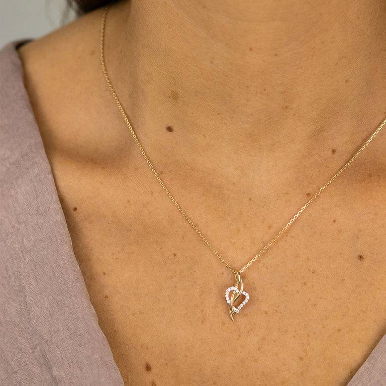 Nana Kay Echtgold Collier près du coeur Letzte 2 Tage