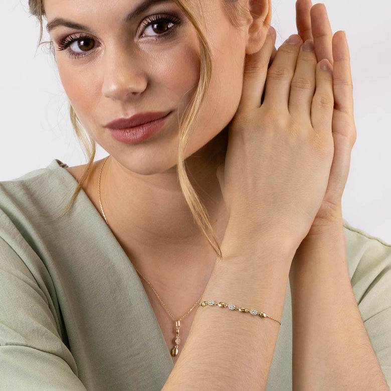 Nana Kay Echtgold Armband affidée Hotsell