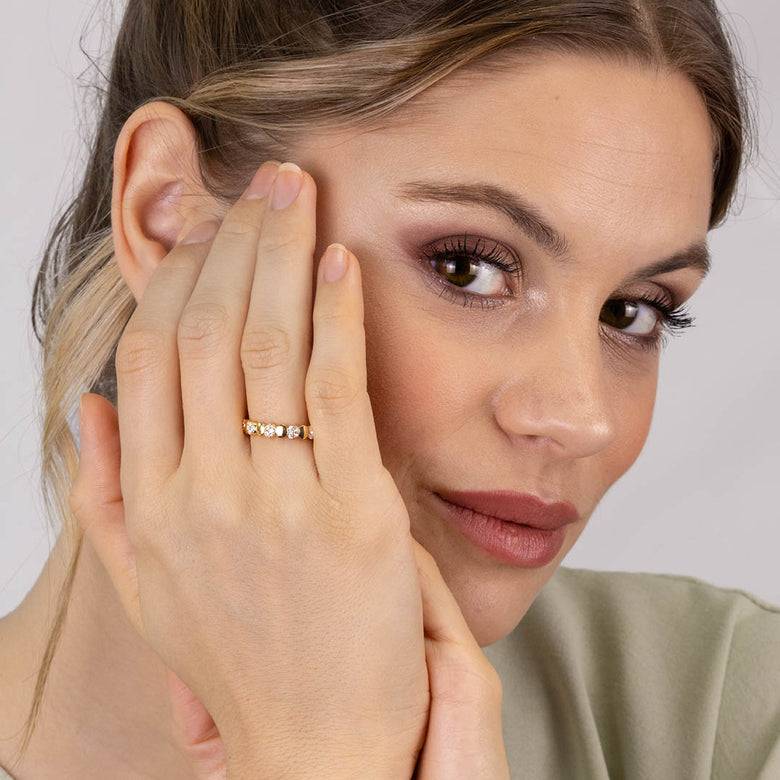 Nana Kay Echtgold Ring affidée Cyber Monday