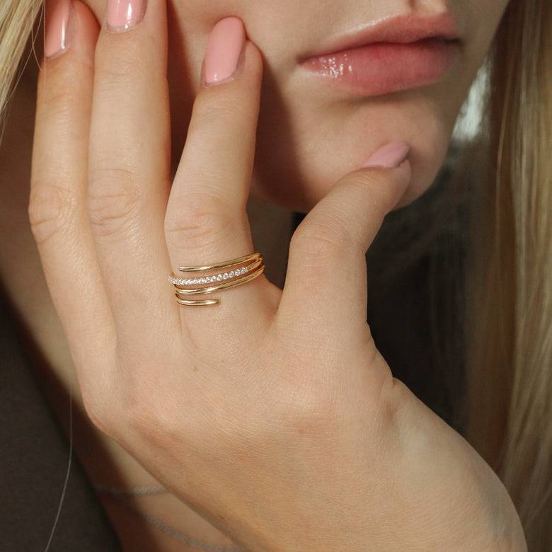 Nana Kay Echtgold Ring Charlène Heißer Verkauf