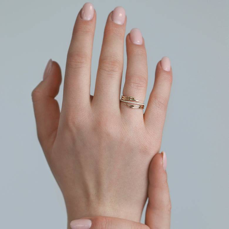 Nana Kay Echtgold Ring volute Top Angebot