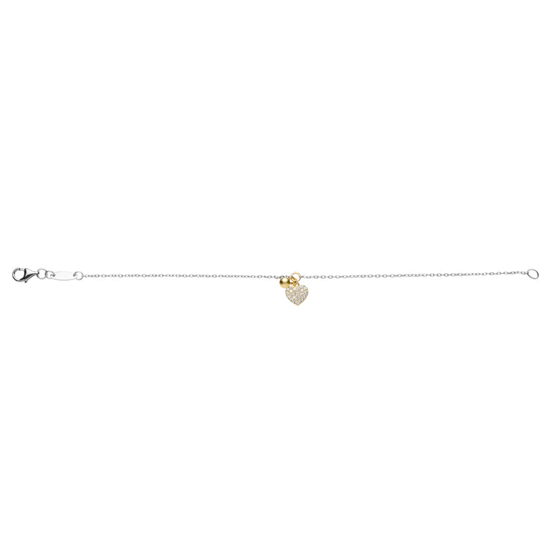 Nana Kay Sweet Glam Armband Herz Gold Speichern exportieren