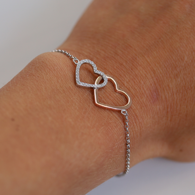 Nana Kay Double Happiness Armband Rosé zollfrei