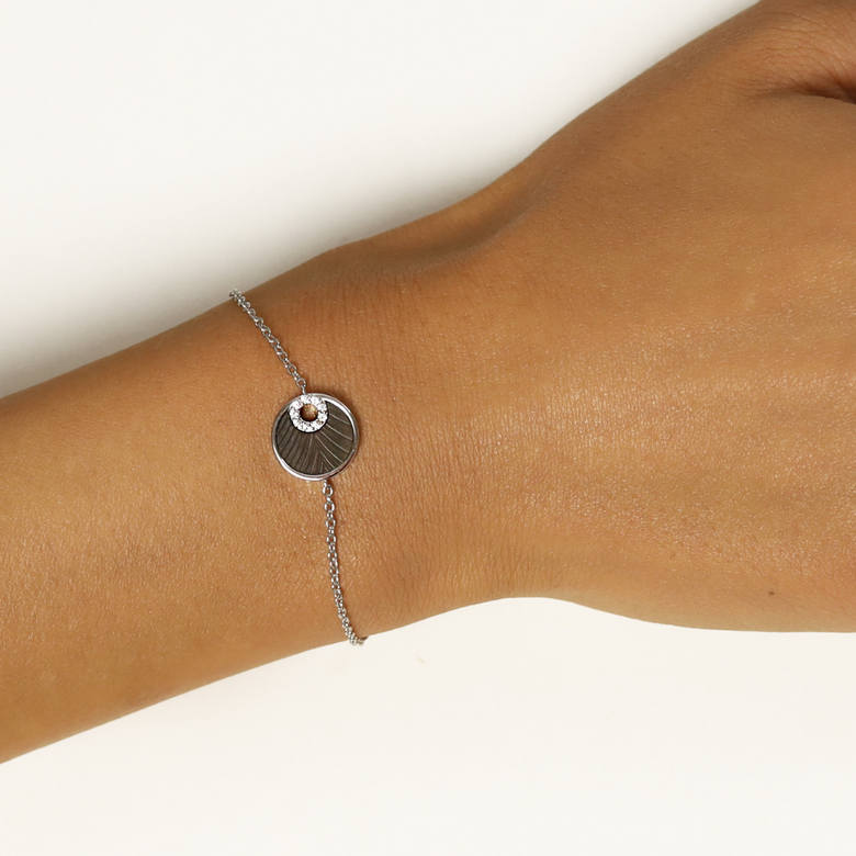 Nana Kay Shiny Circles Armband Shell 50% Rabatt für begrenzte Zeit