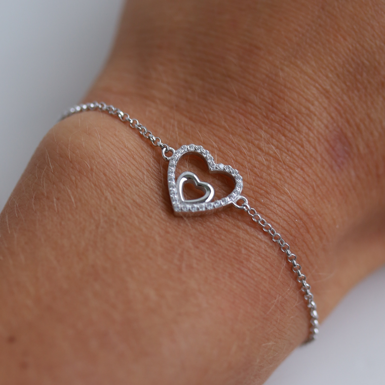 Nana Kay Double Happiness Armband Silber Rabatte dieses Monats