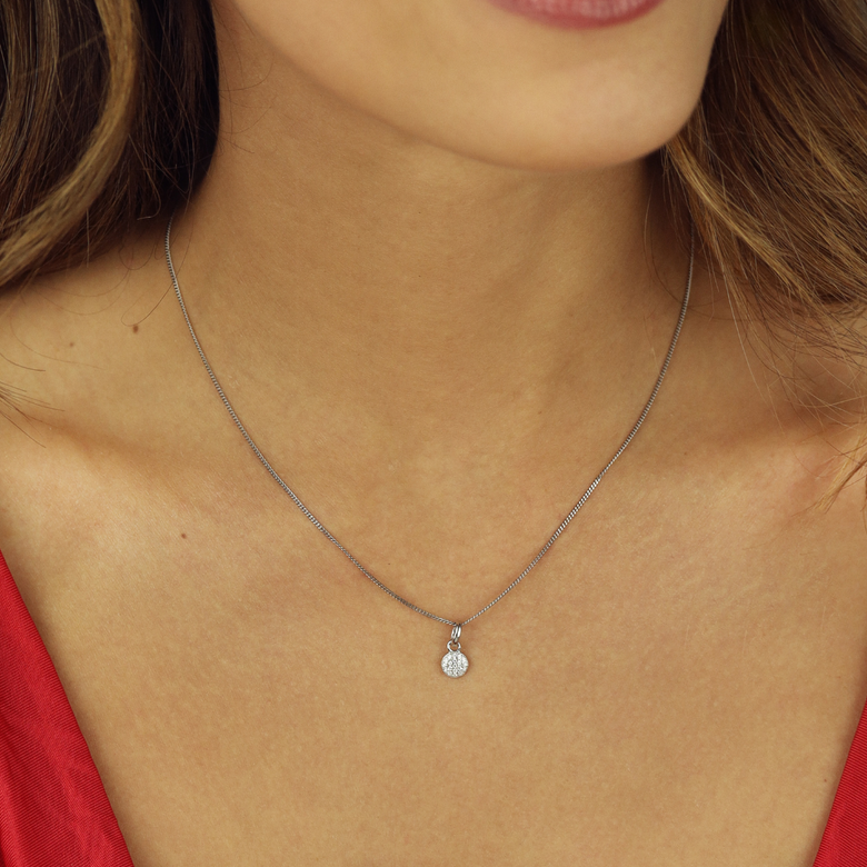 Nana Kay Very Petite Halskette Zirconia Circle Top Angebot
