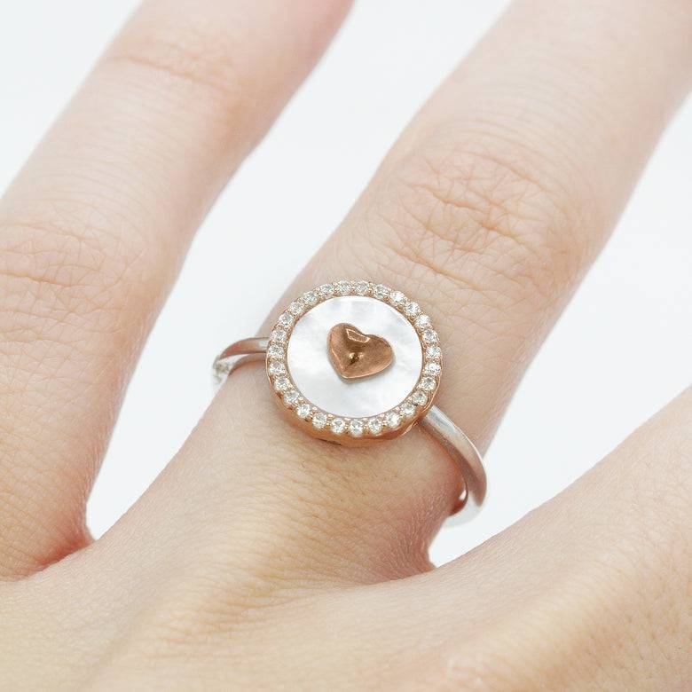 Nana Kay Shiny Circles Ring First Love Clearance-Verkauf