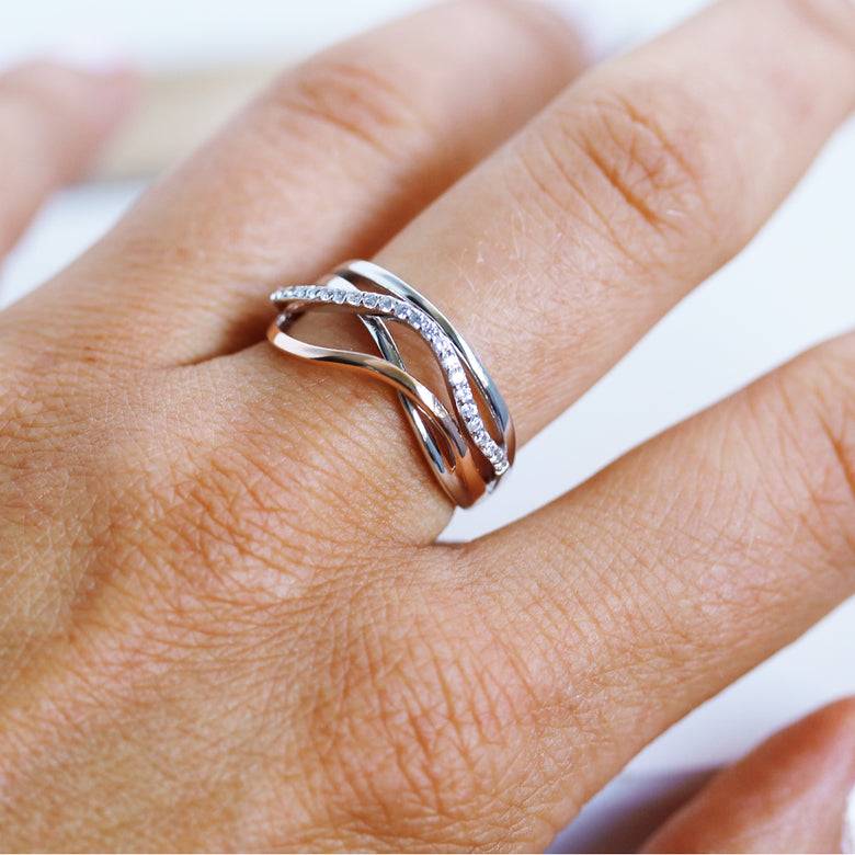 Nana Kay Swinging Silver Ring Eternity Speichern exportieren