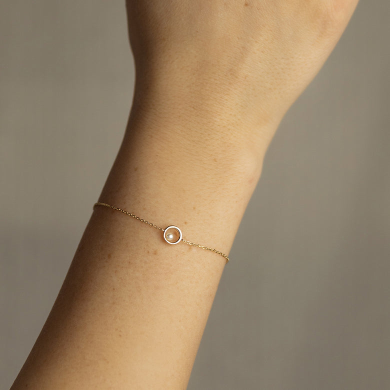 Nana Kay Echtgold Armband Champagne Nur für heute