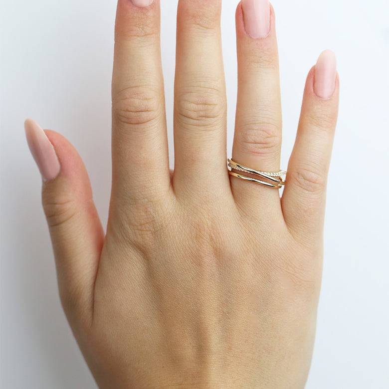 Nana Kay Echtgold Ring Onduler 50% Rabatt für begrenzte Zeit