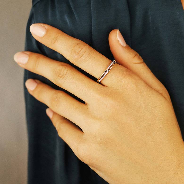 Nana Kay Echtgold Ring Enlacer Begrenztes Angebot