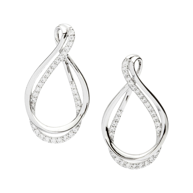 Nana Kay Swinging Silver Ohrringe Eternity Weihnachtsangebot