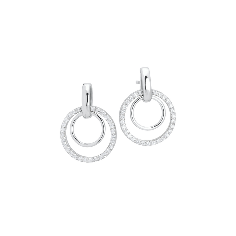Nana Kay Swinging Silver Ohrpendel Bridesmaid Zeitlich begrenztes Angebot