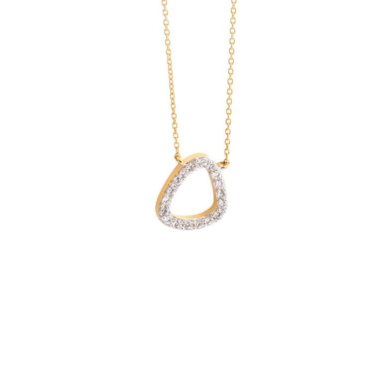 Nana Kay Echtgold Halskette Zirkonia Treasure Valentinstagsangebot