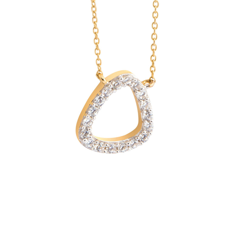 Nana Kay Echtgold Halskette Zirkonia Treasure Valentinstagsangebot