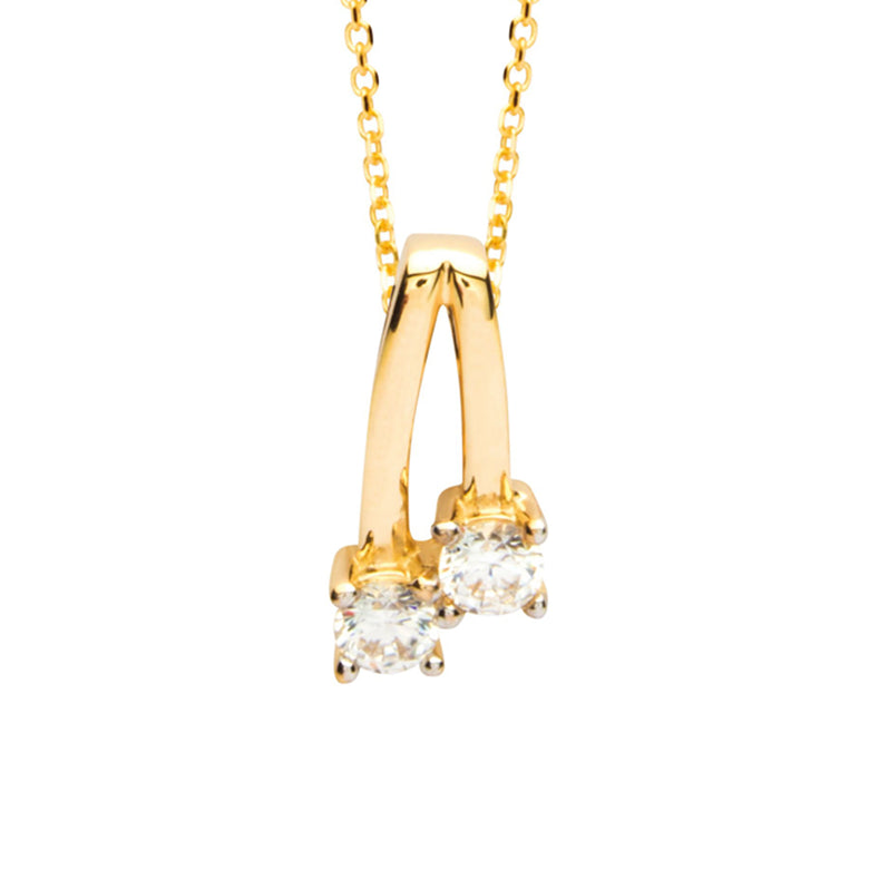 Nana Kay Echtgold Halskette Jumeau Neueste Mode