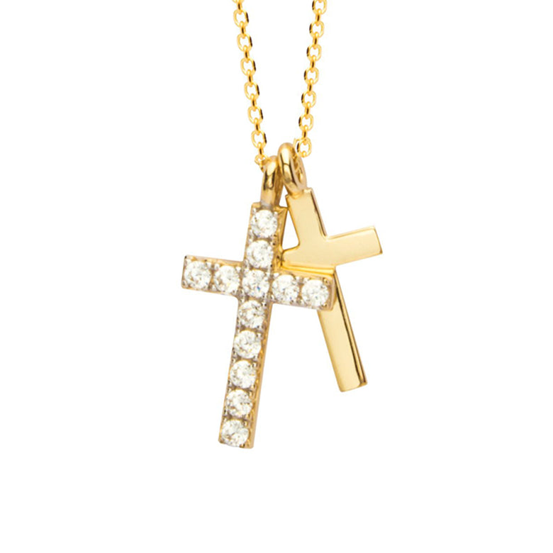 Nana Kay Echtgold Halskette Croix Saisonale Angebote
