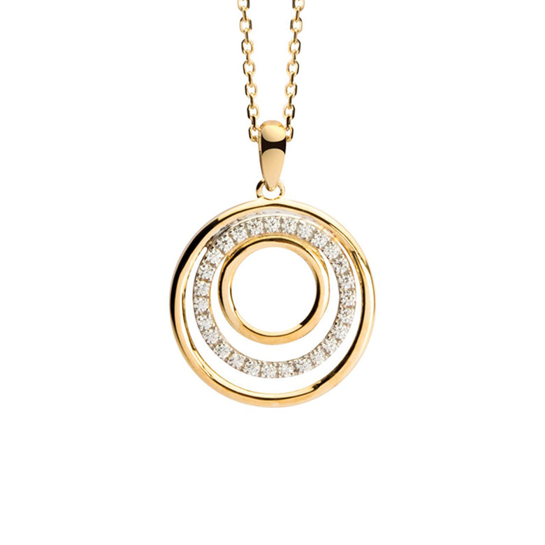 Nana Kay Echtgold Halskette Circles Kauf eins, bekomm eins gratis