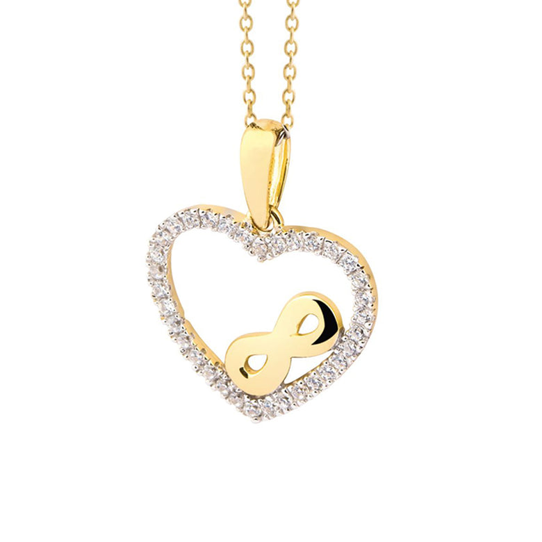 Nana Kay Echtgold Halskette Eternal Love Riesige Ersparnisse