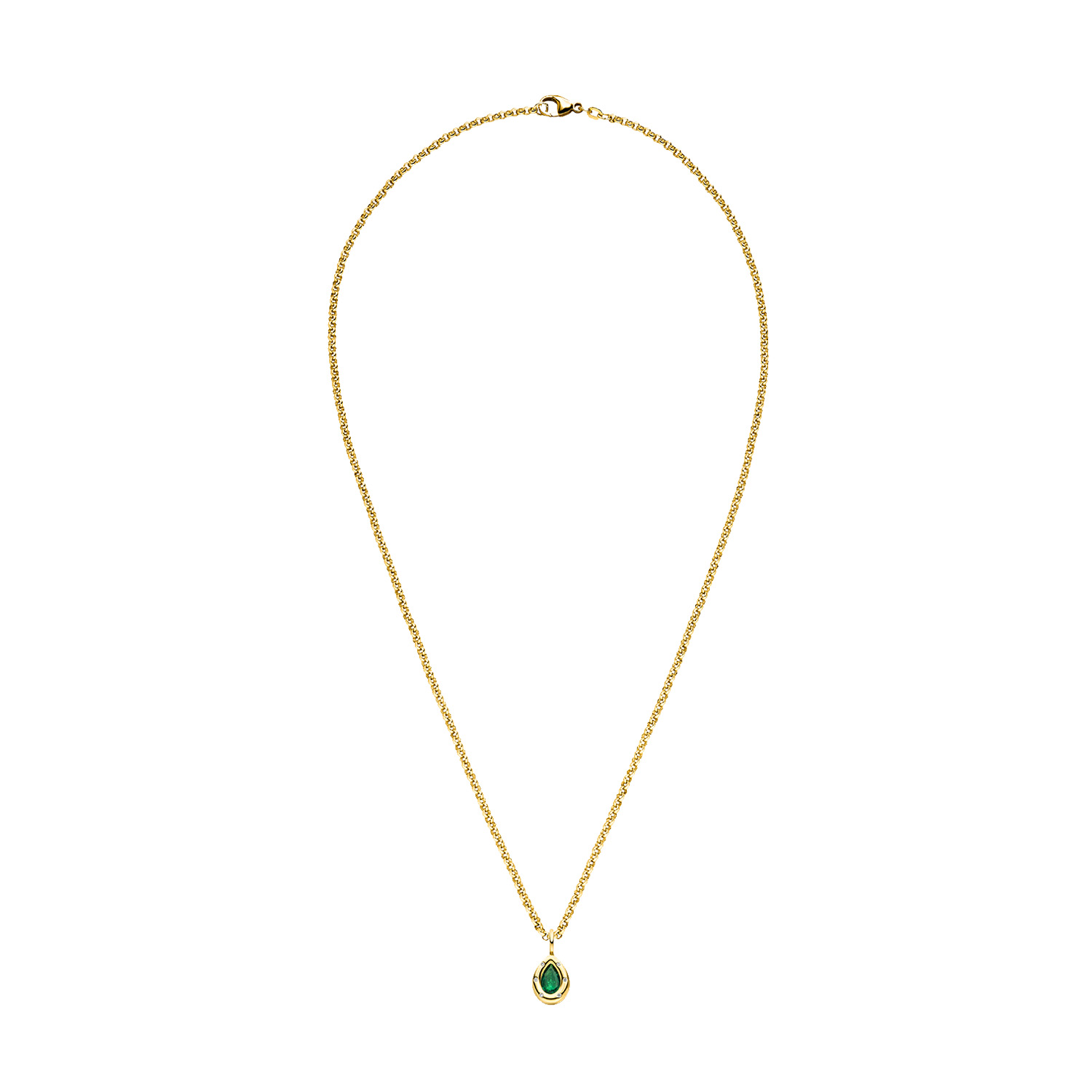Nina Kastens Subway Pendant Emerald Pear Zeitlich begrenztes Angebot