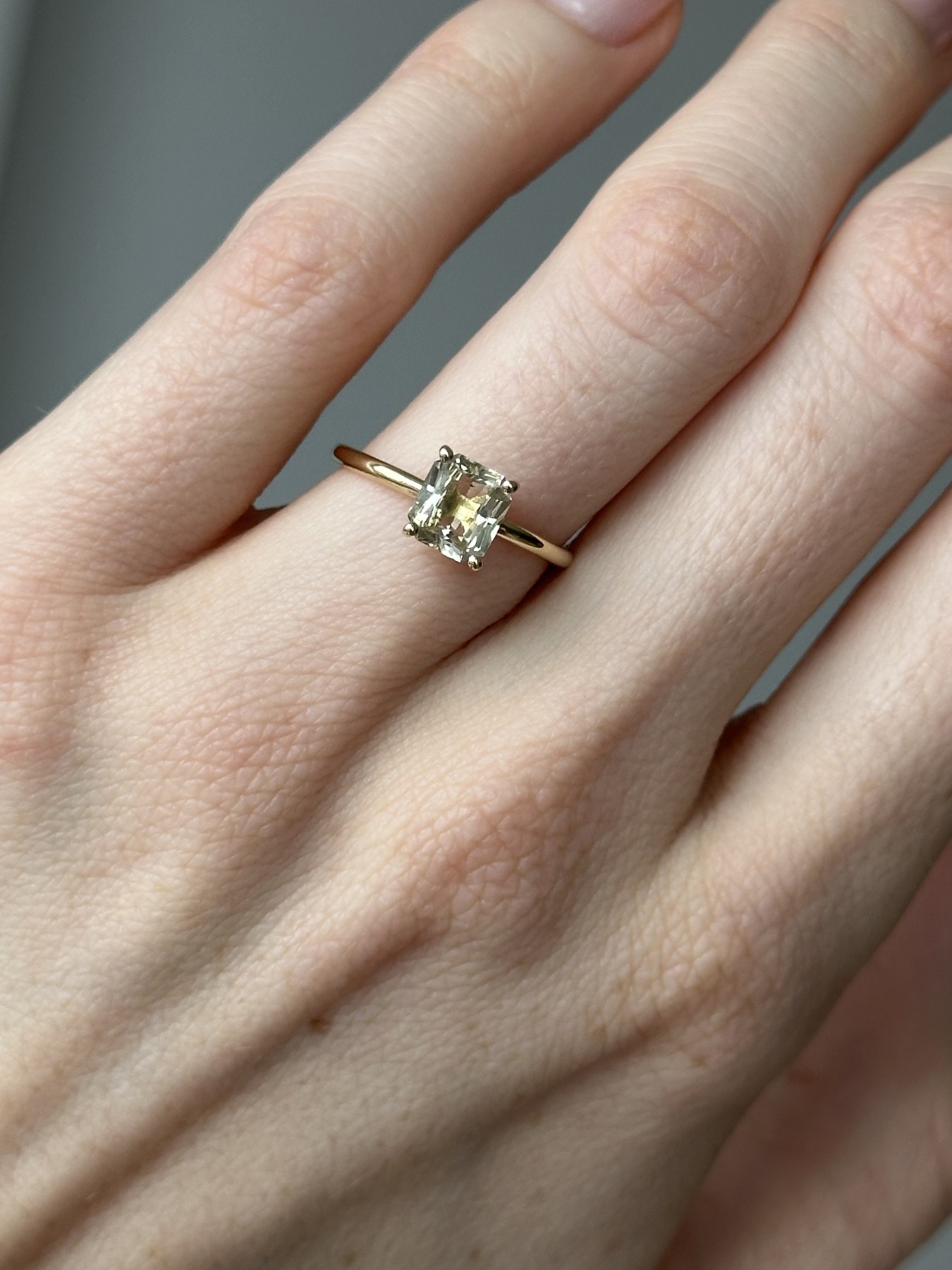 Nina Kastens Yellow Sapphire Ring Blitzangebot