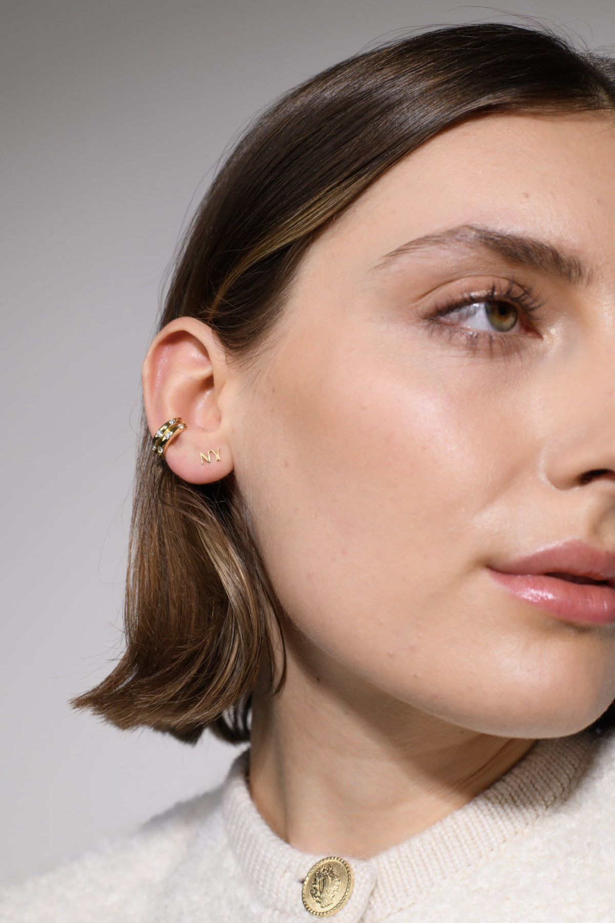 Nina Kastens Diamond Line Ear Cuff Tiefpreis
