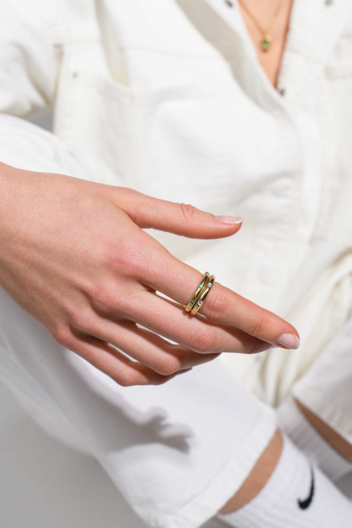 Nina Kastens Emerald Line Ring Kostenlose Rückgabe
