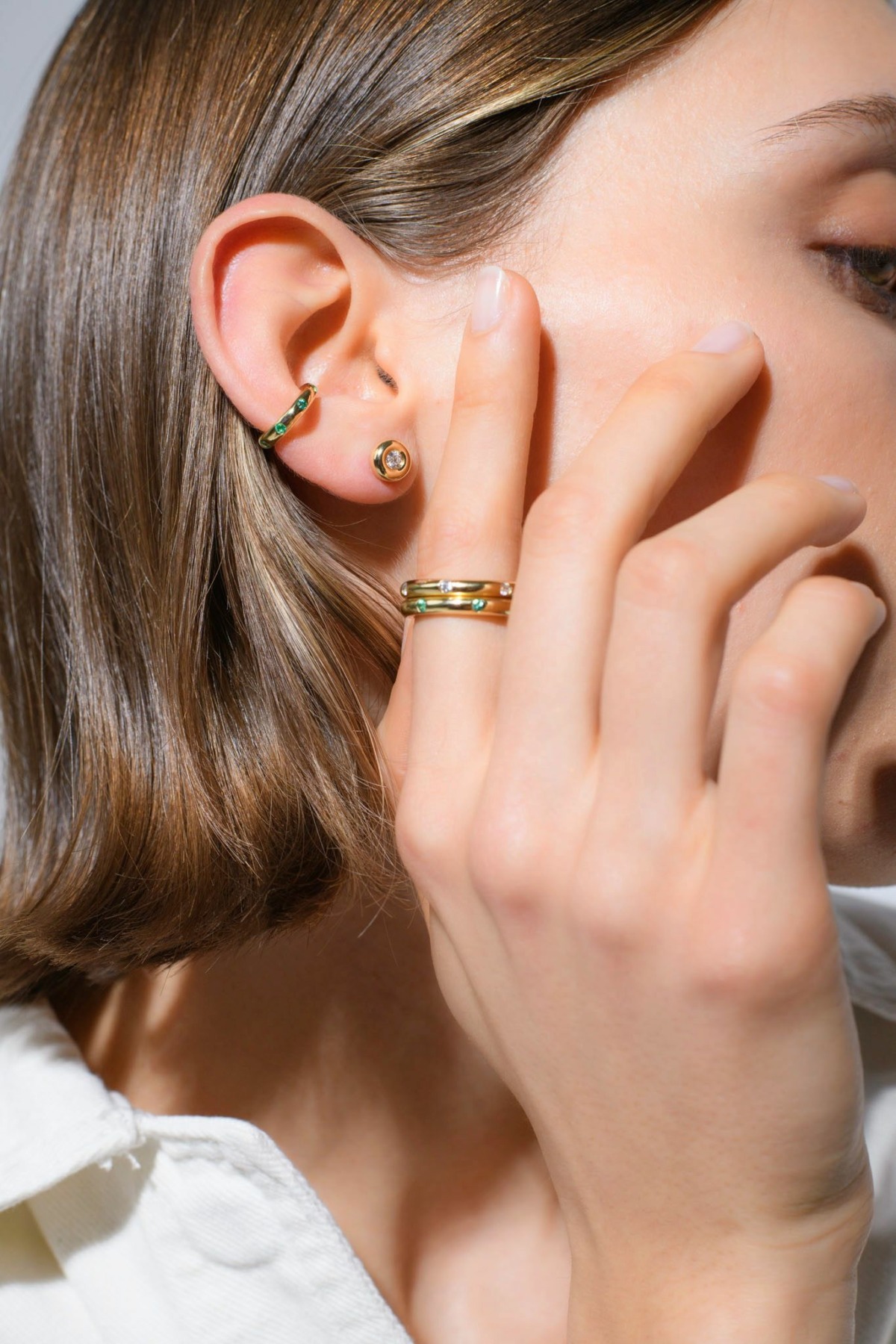 Nina Kastens Diamond Line Ring Begrenzte Freigabe