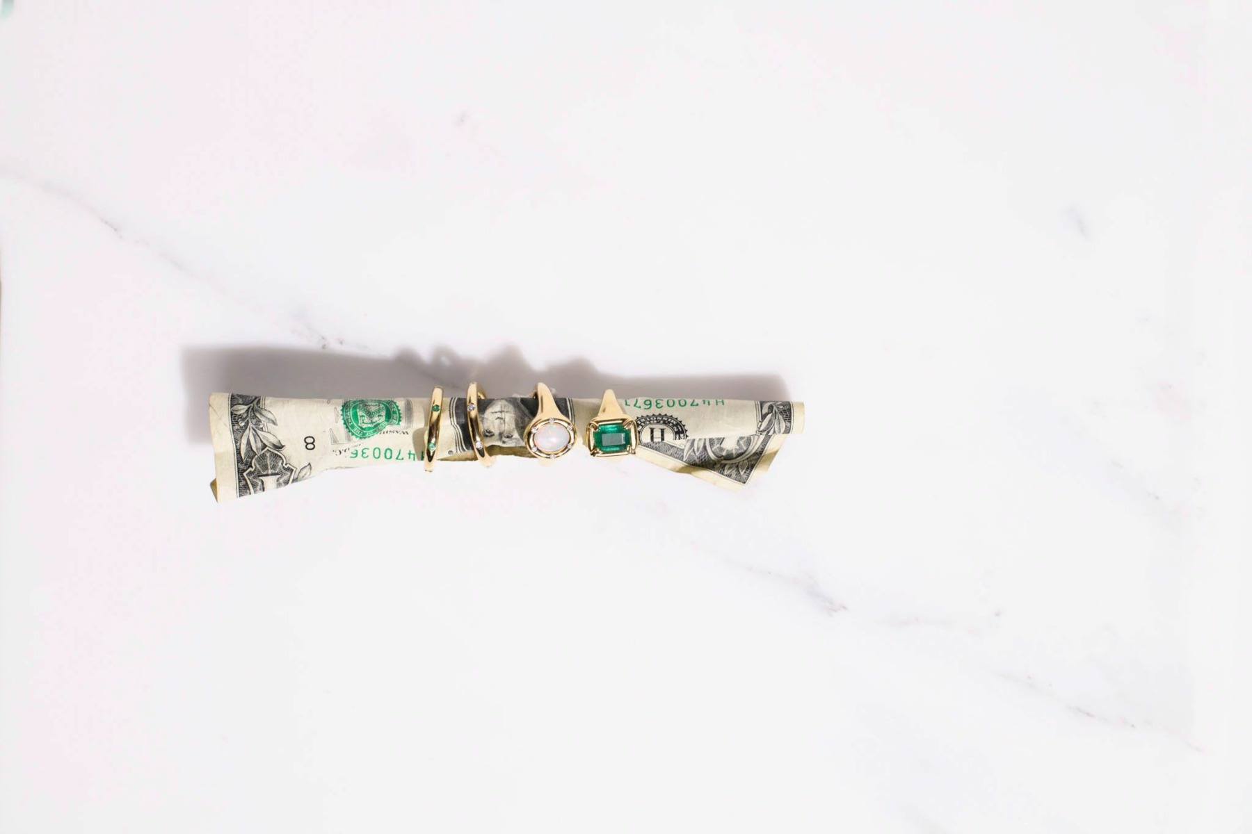 Nina Kastens Diamond Line Ring Begrenzte Freigabe