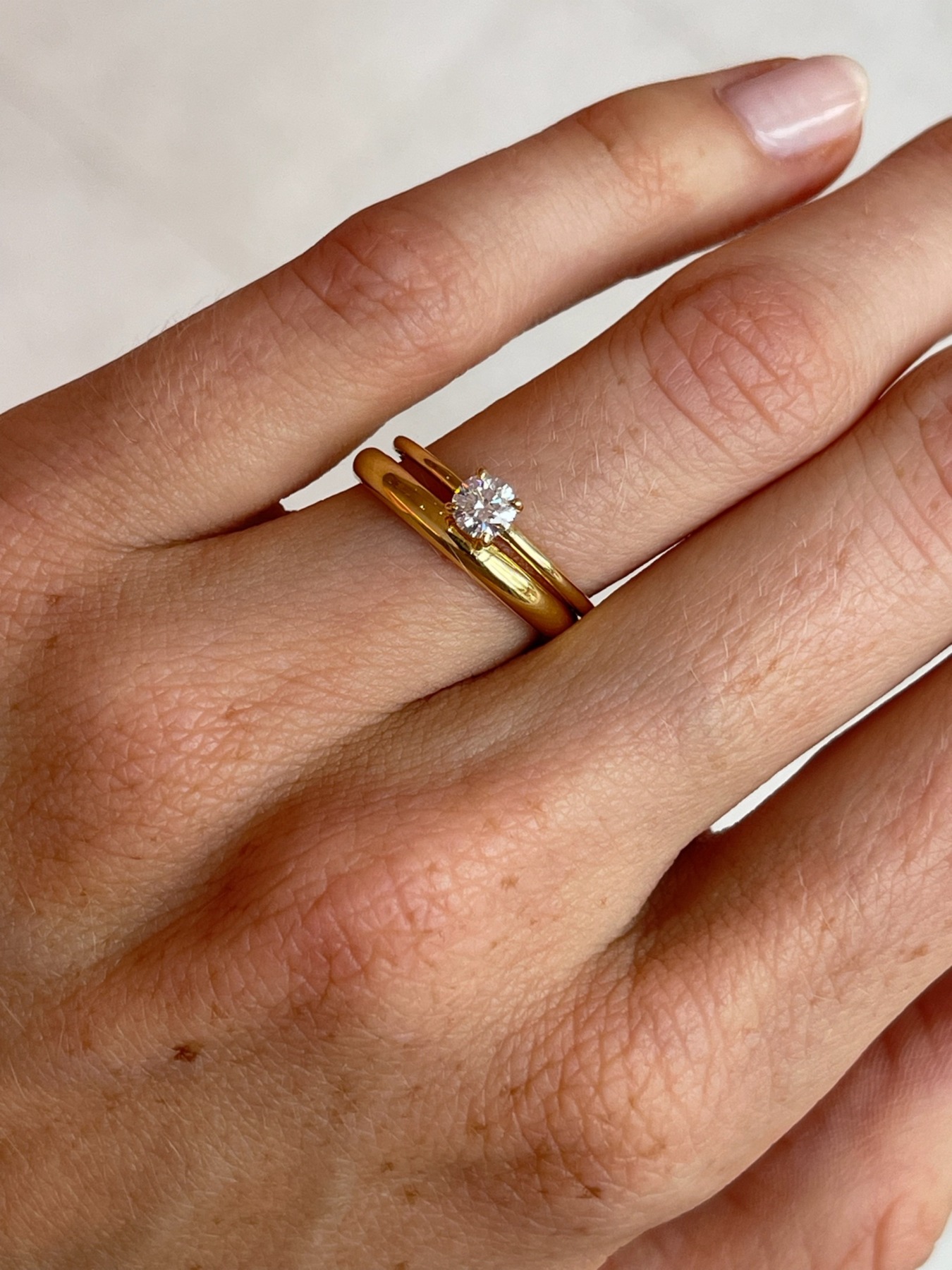 Nina Kastens Solitaire Ring 0.4ct Zeitbegrenzte Promotion
