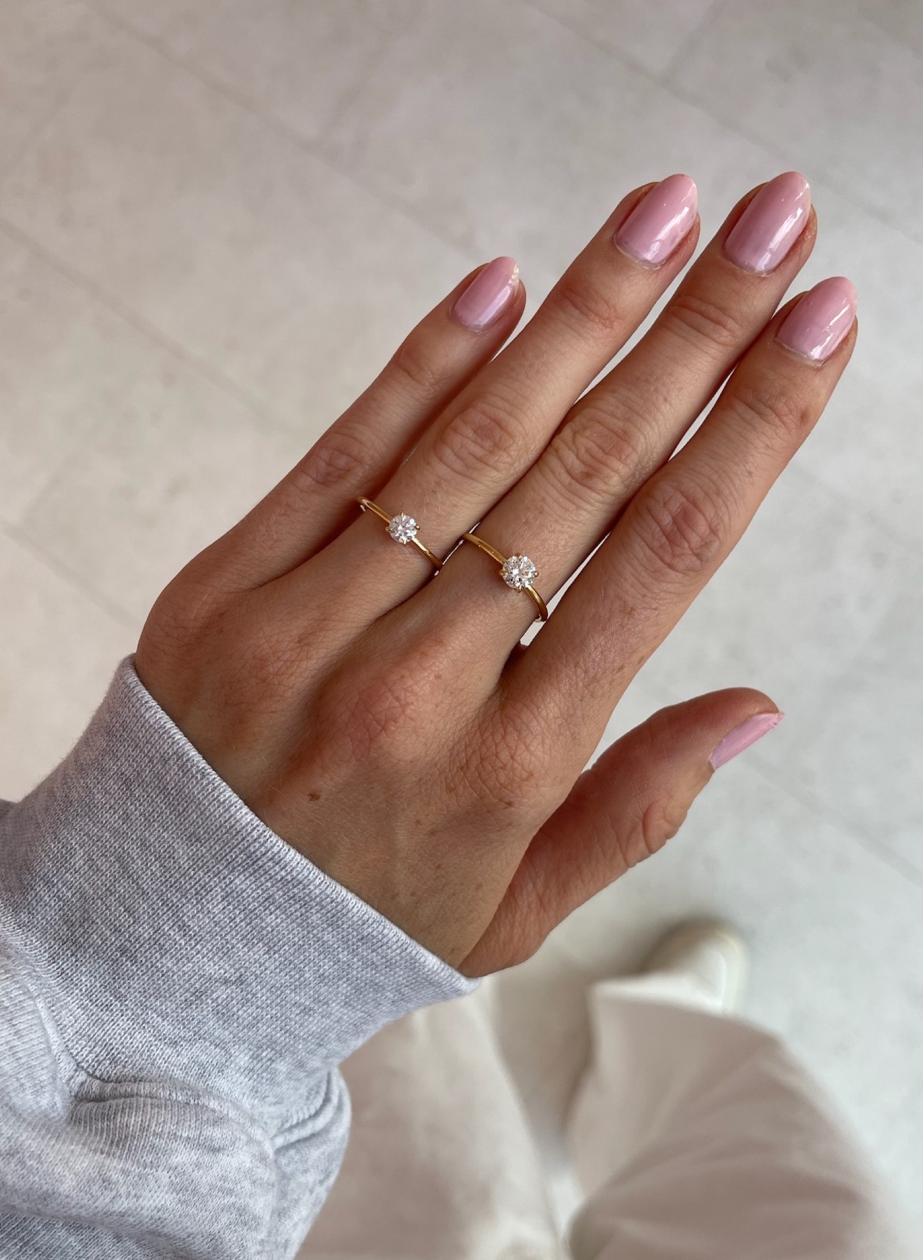 Nina Kastens Solitaire Ring 0.5ct Bis zu 50% Rabatt