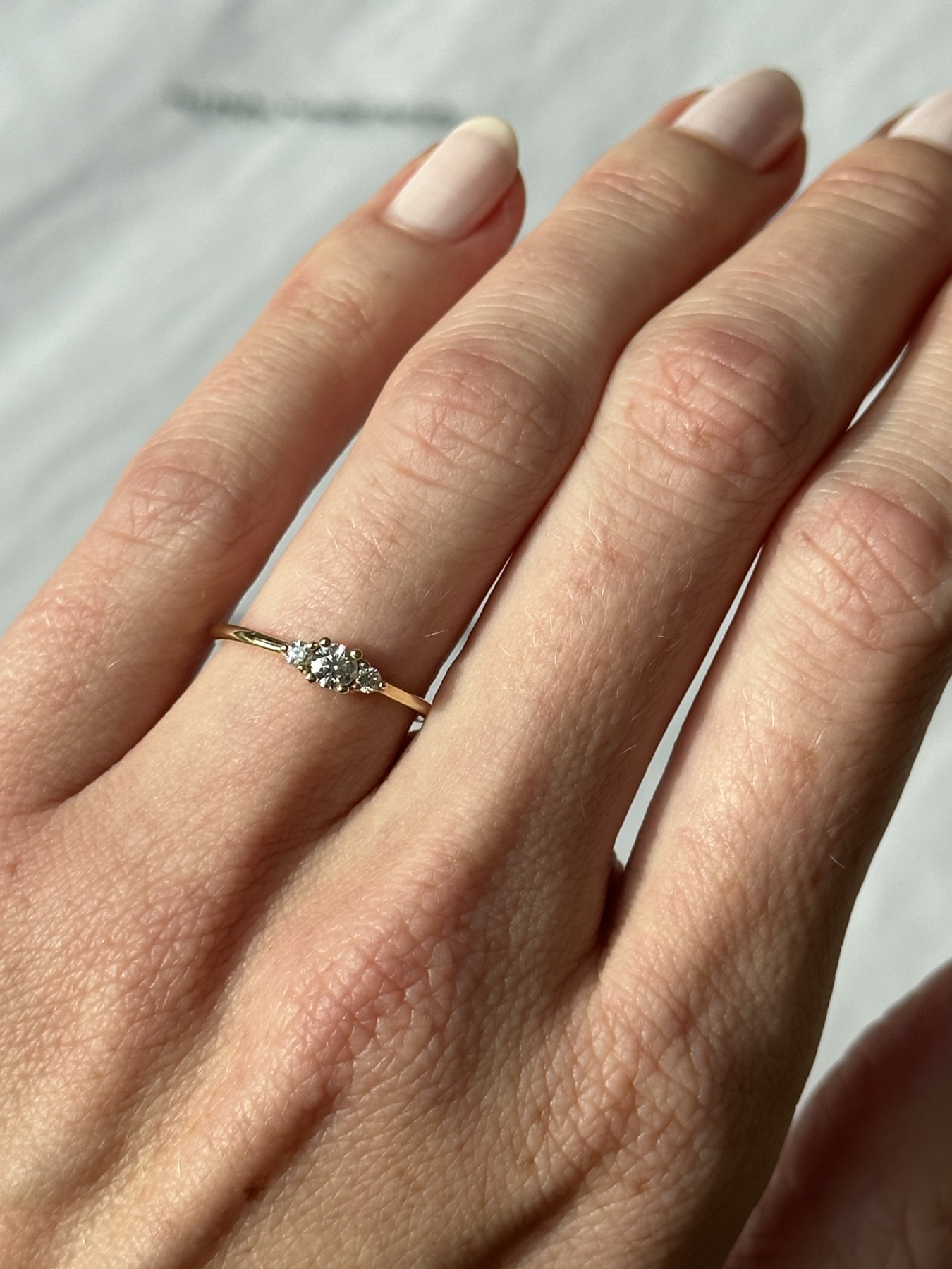 Nina Kastens Diamond 3-Stone-Ring Bis zu 65% Rabatt