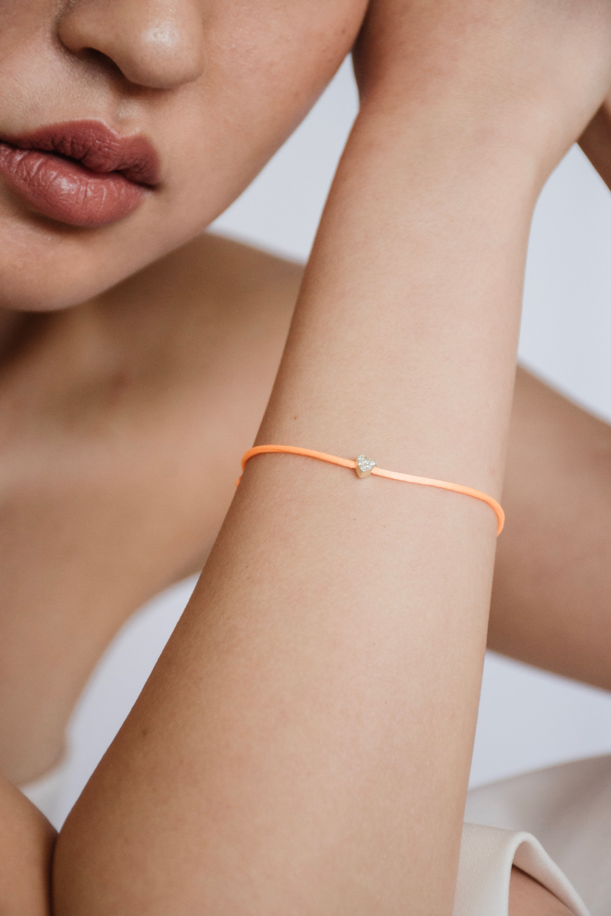 Nina Kastens Diamond Heart Bracelet Orange Exklusivangebot