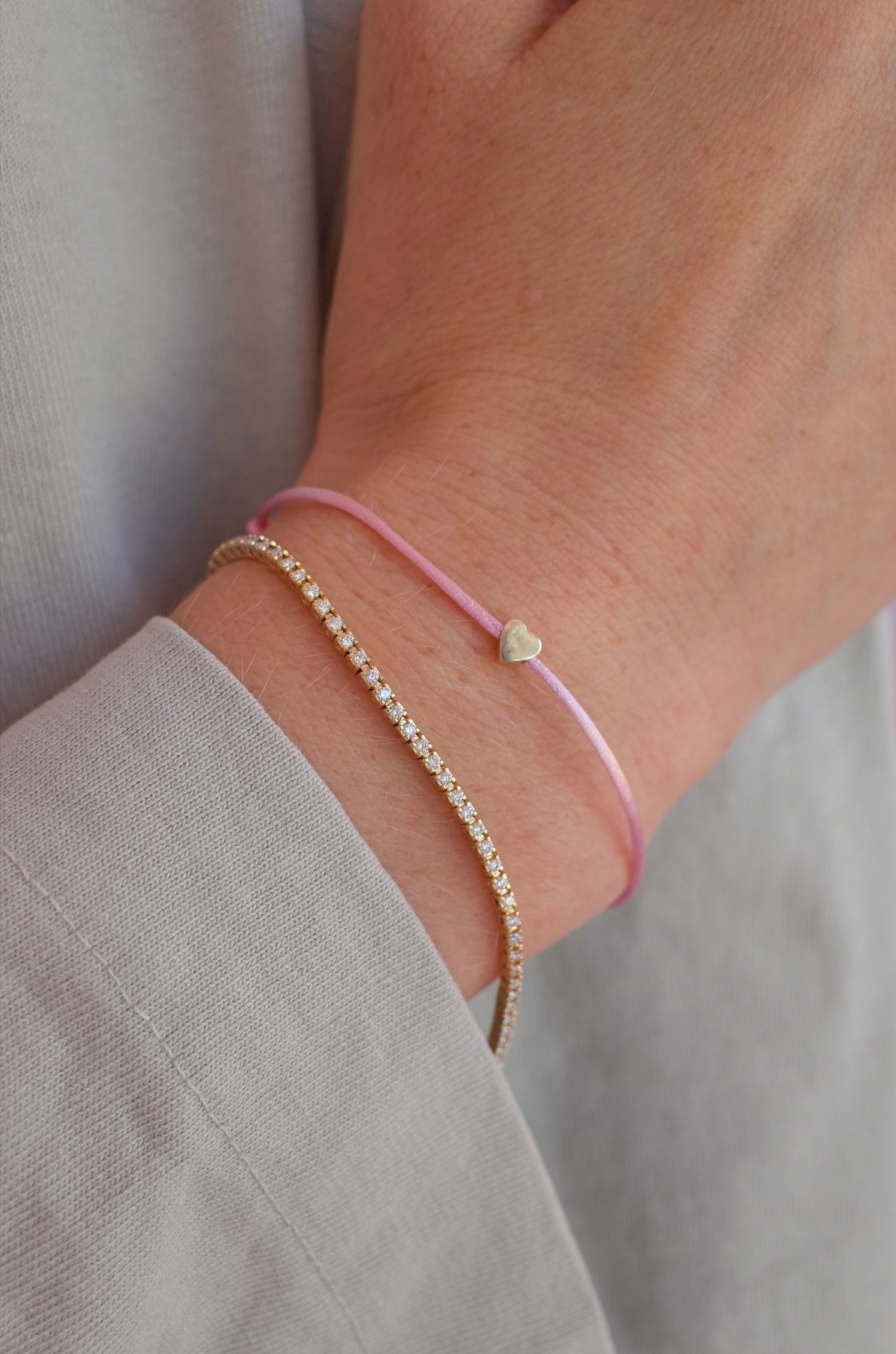 Nina Kastens Heart Bracelet Pink Preisnachlass