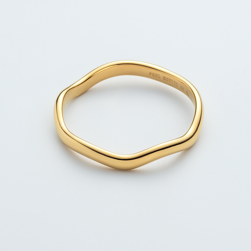Paul Hewitt Waves Mono Ring Gold Blitzangebot