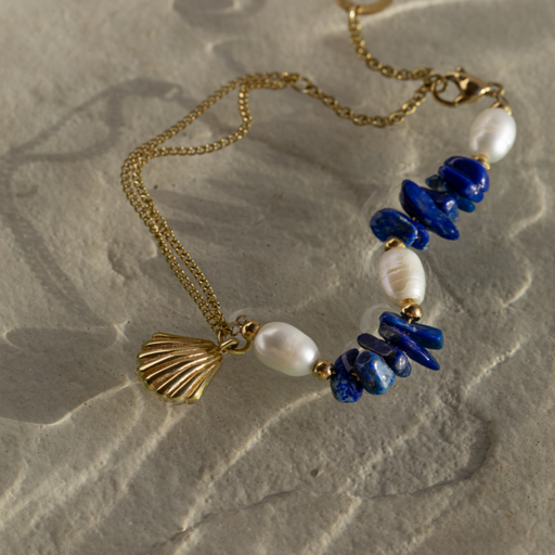 Paul Hewitt Scallop Stone Armkette Gold Tägliche Deals