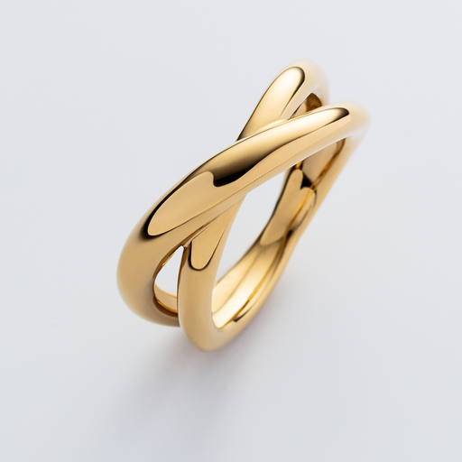 Paul Hewitt Waves Twisted Ring Gold Wochenangebot