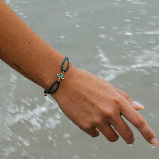 Paul Hewitt Turtle Armband Aquamarine Gold JETZT KAUFEN