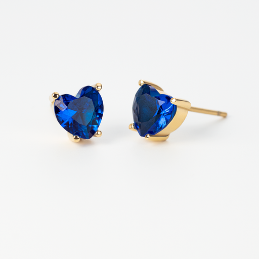 Paul Hewitt Blue Heart Ohrring Gold Nur für heute